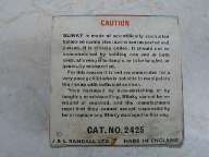 Photo of Warning on box containing slinky